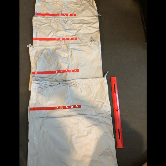 4 Never used Prada Dust Bags - Picture 1 of 4
